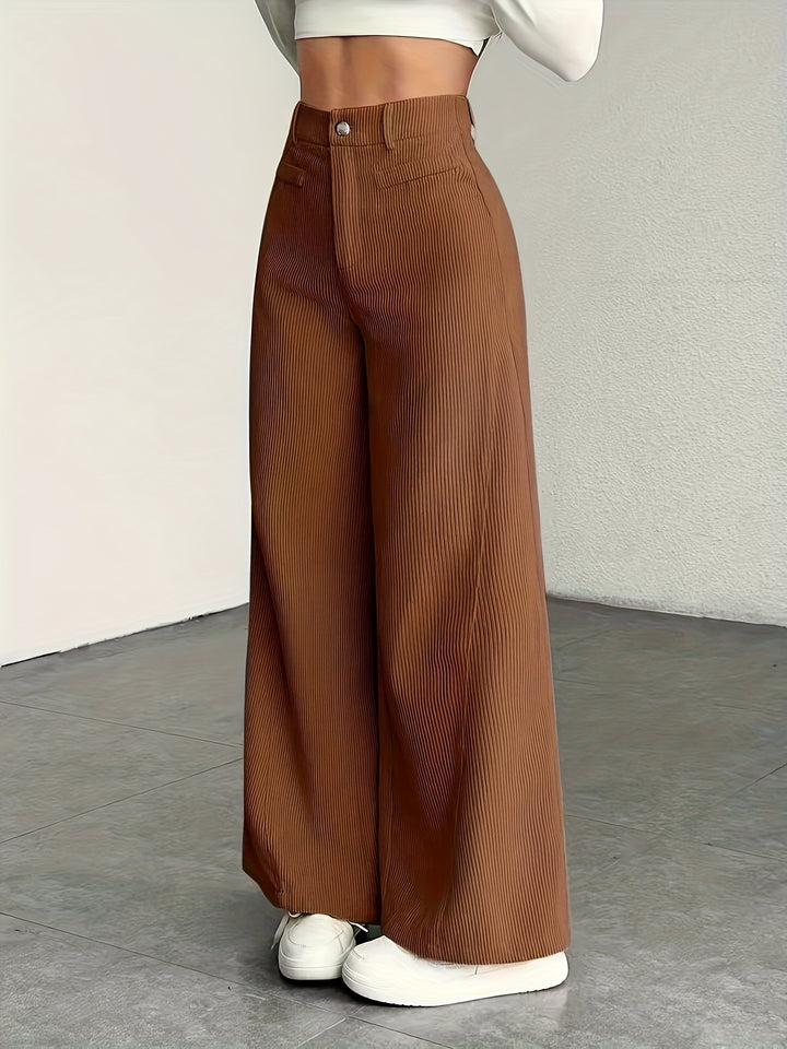 Nora | High-Waisted Wide-Leg Trousers