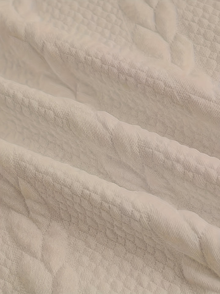 Brennan | Textured High-Neck Sweatshirt