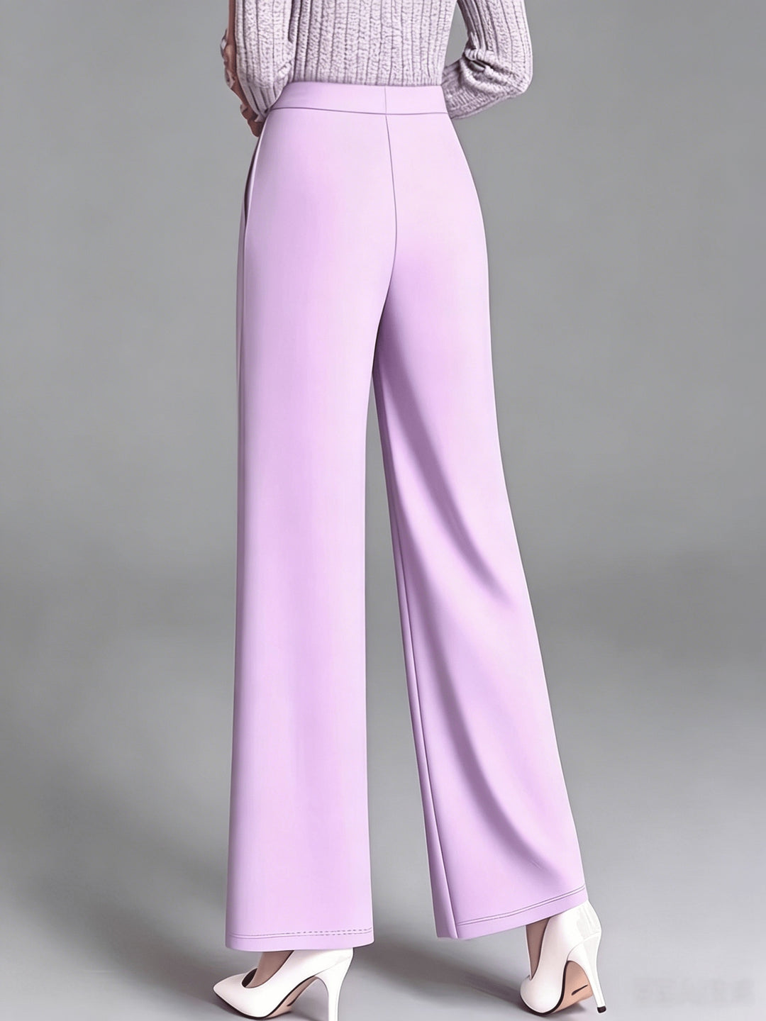 Marlene | High-Waisted Straight-Leg Trousers