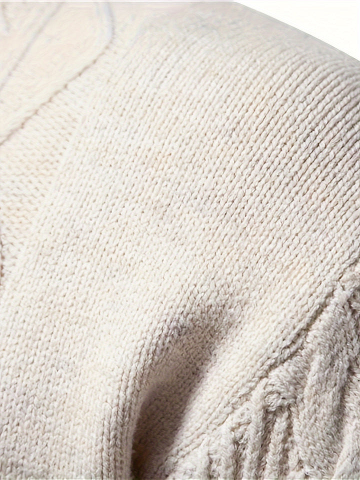 Ellis | Textured Colour-Block Sweater