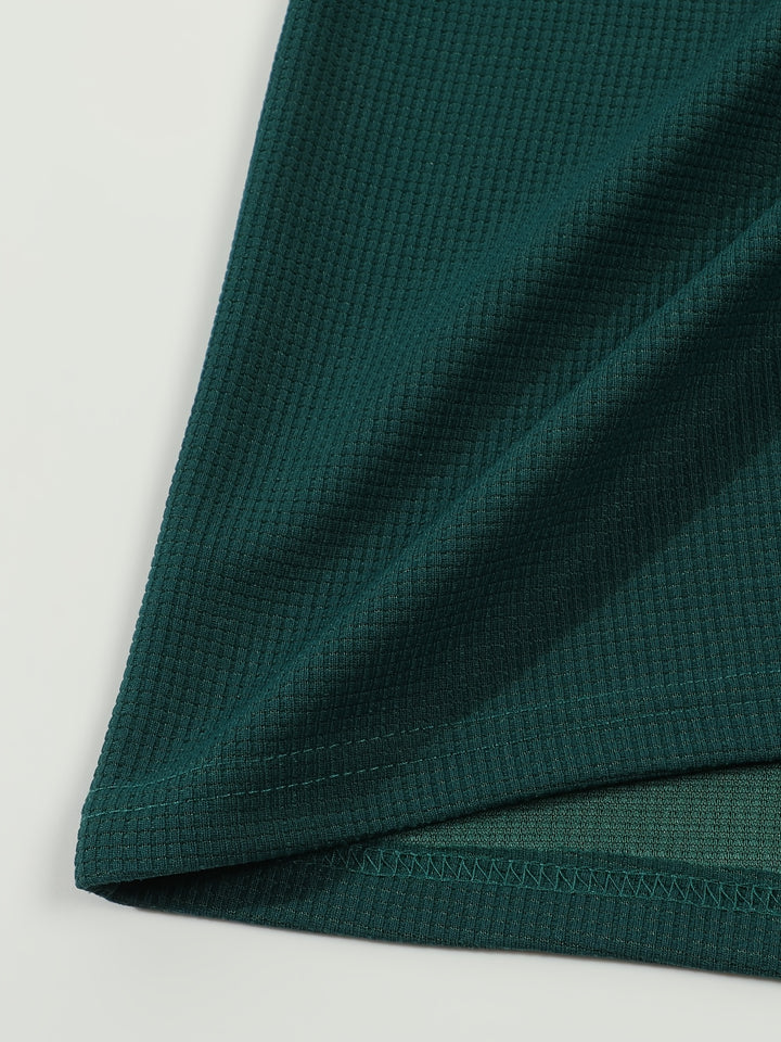 Dawson | Textured Long-Sleeve Henley Shirt