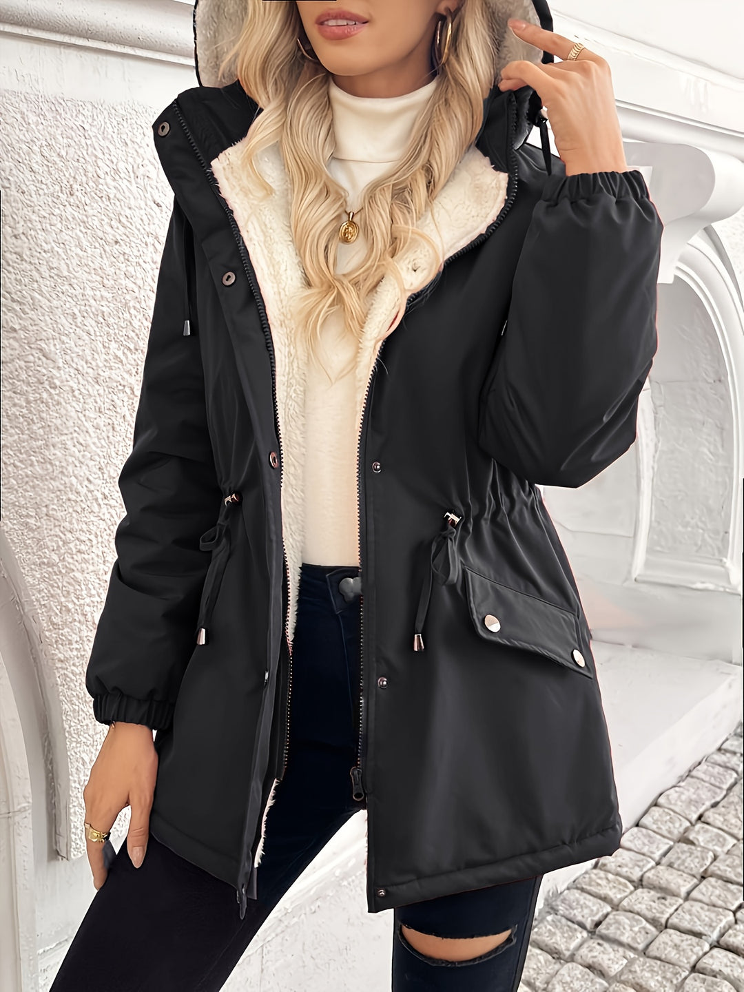 Vera | Cosy Hooded Winter Jacket