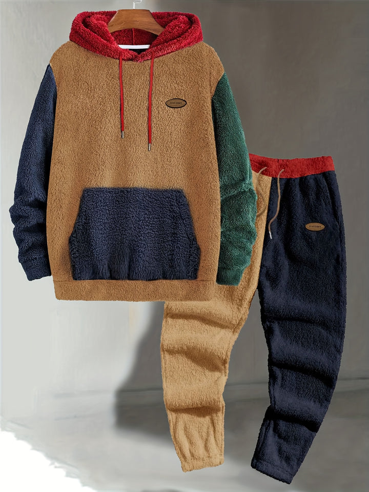 Emmett | Cosy Colour-Block Two-Piece Set