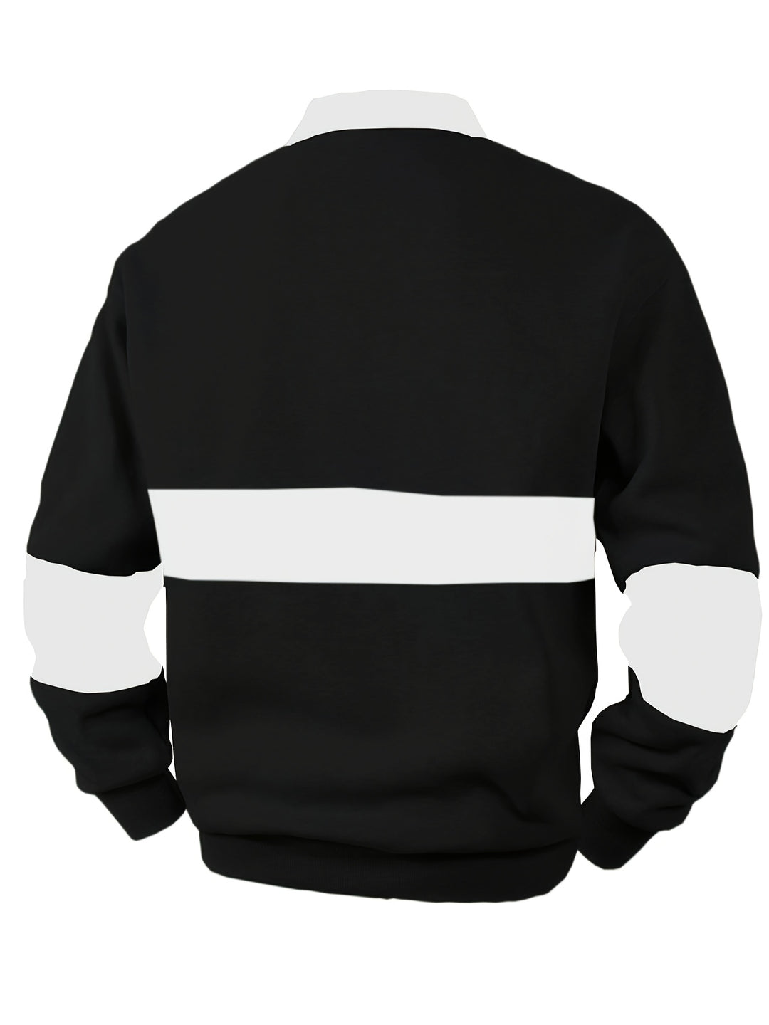Nolan | Colour-Block Long Sleeve Polo Shirt