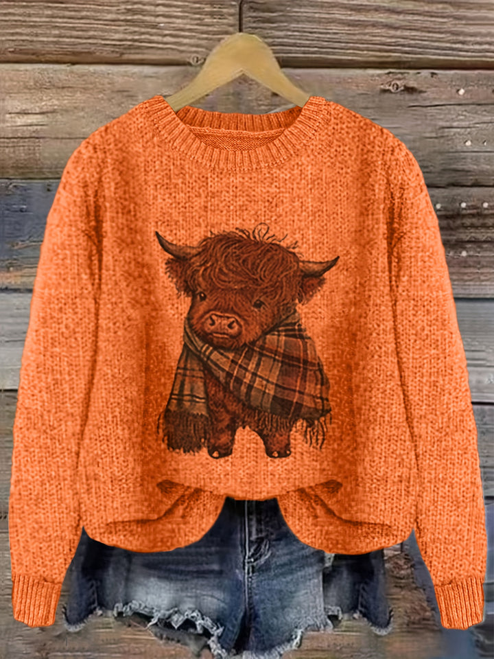 Bonnie | Cosy Highland Cow Pullover