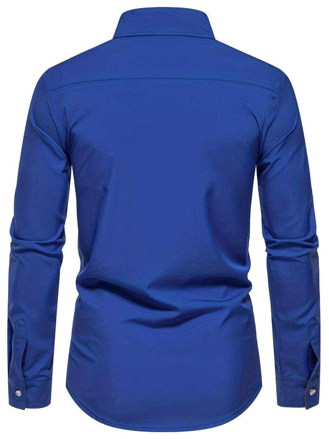 Dorian | Contrast-Trim Long Sleeve Shirt