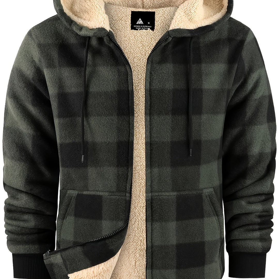 Colton | Hooded Sherpa-Lined Shirt Jacket