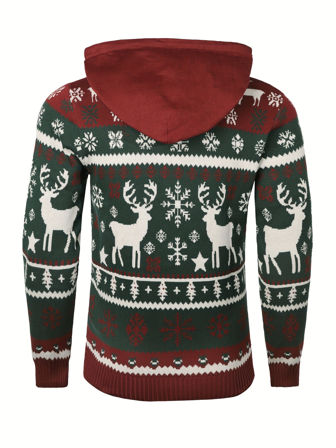 Nicholas | Christmas Reindeer Hooded Jumper