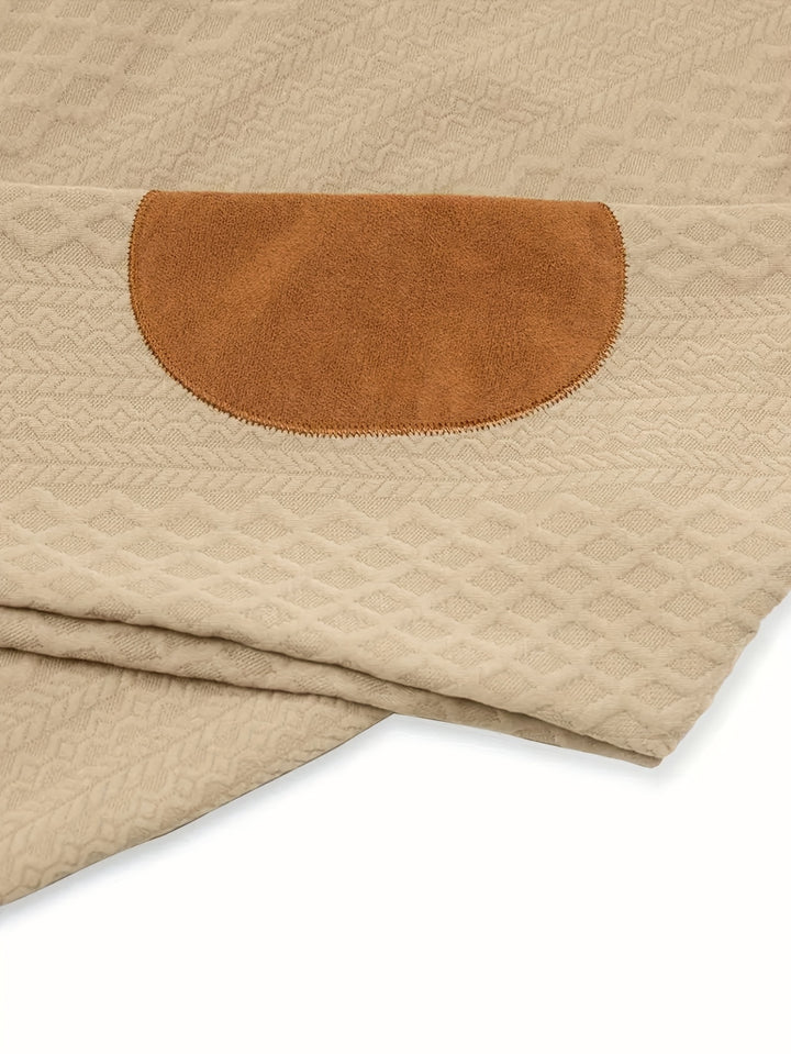Rowland | Textured Stand-Collar Pullover
