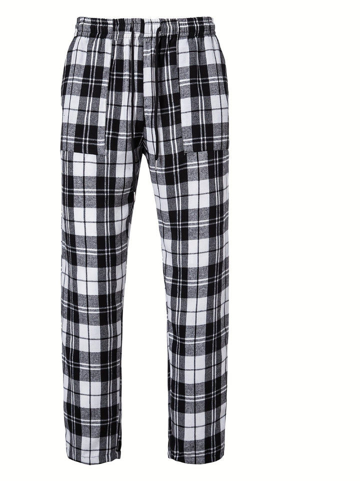 Nathaniel | Relaxed Checked Lounge Trousers