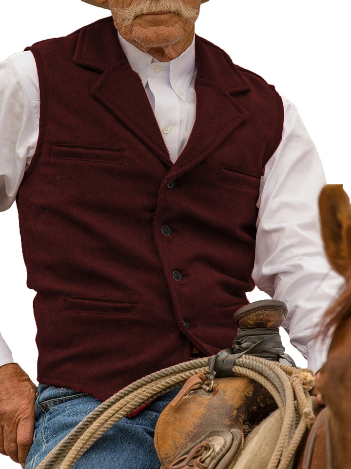 Rhodes | Heritage Herringbone Waistcoat