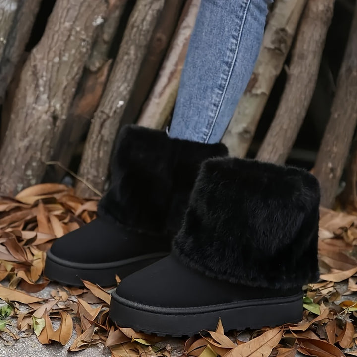 Elspeth | Cosy Platform Winter Boots