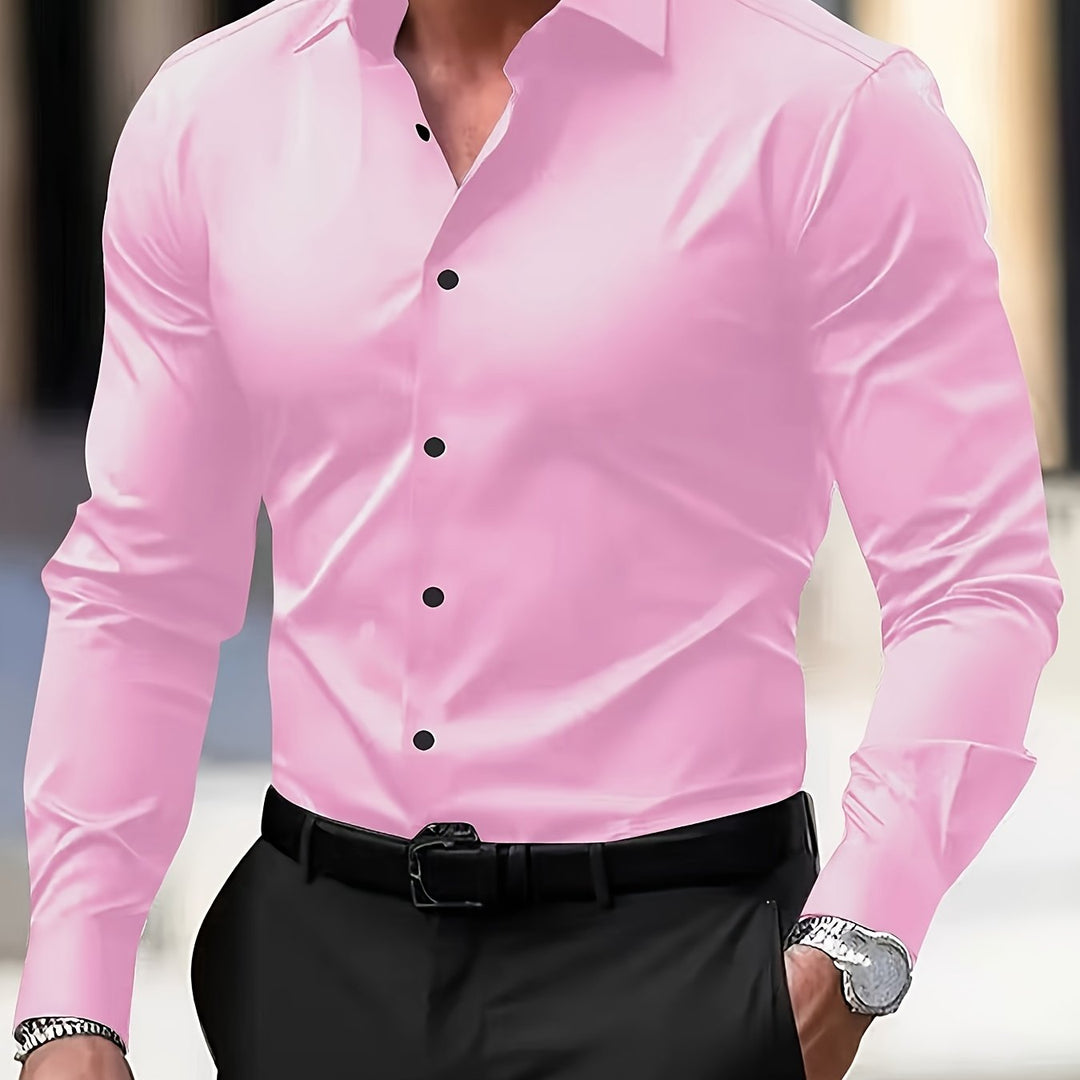Leon | Refined Long Sleeve Business Shirt