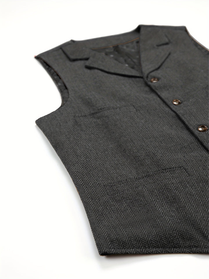 Rhodes | Heritage Herringbone Waistcoat