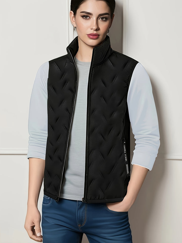 Cole | Cosy Stand-Collar Gilet