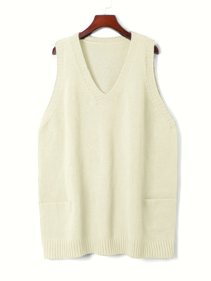 Marlow | Relaxed V-Neck Sweater Vest