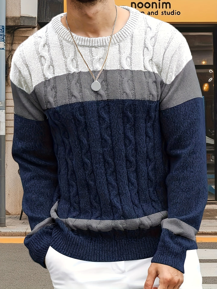Bradley | Textured Cable-Knit Sweater