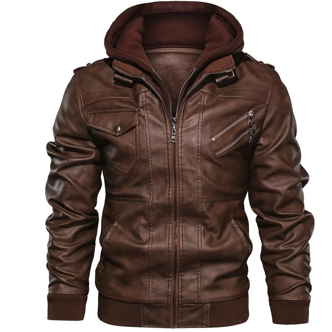 Roman | Hooded Moto Jacket