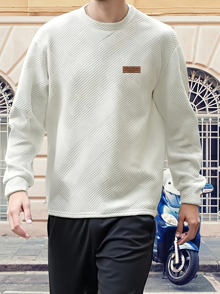 Camden | Textured Crew Neck Sweatshirt
