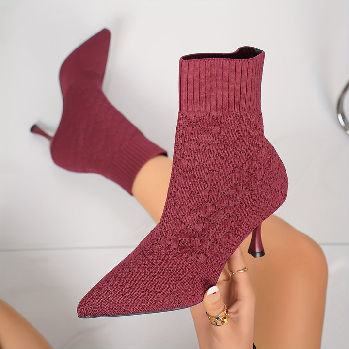 Odile | Pointed-Toe Heeled Ankle Boots