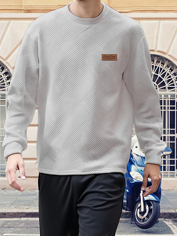 Camden | Textured Crew Neck Sweatshirt