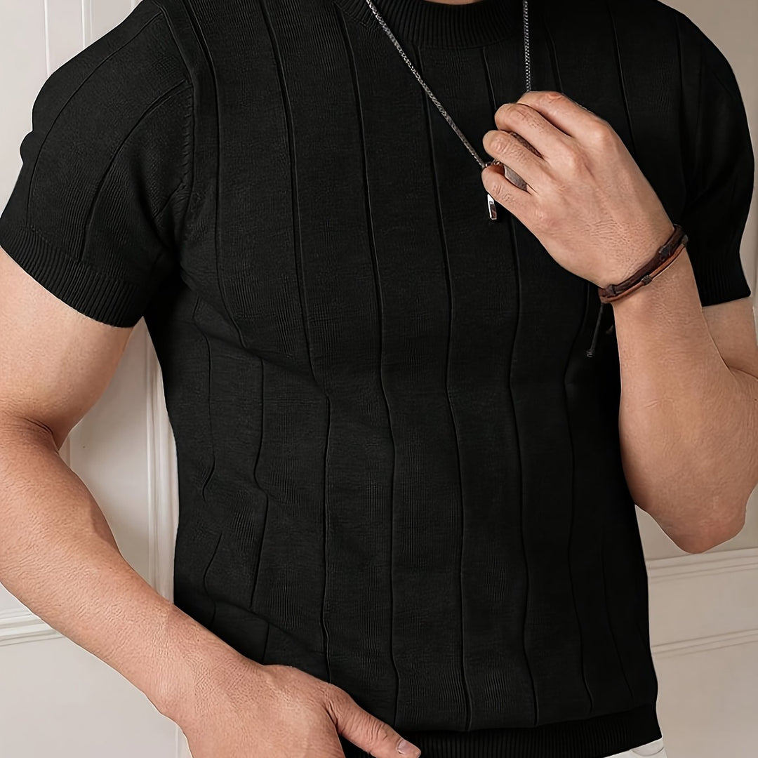 Julius | Ribbed Short-Sleeve Knit Top
