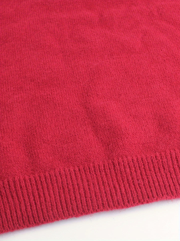 Cynthia | Ribbed Striped-Sleeve Sweater