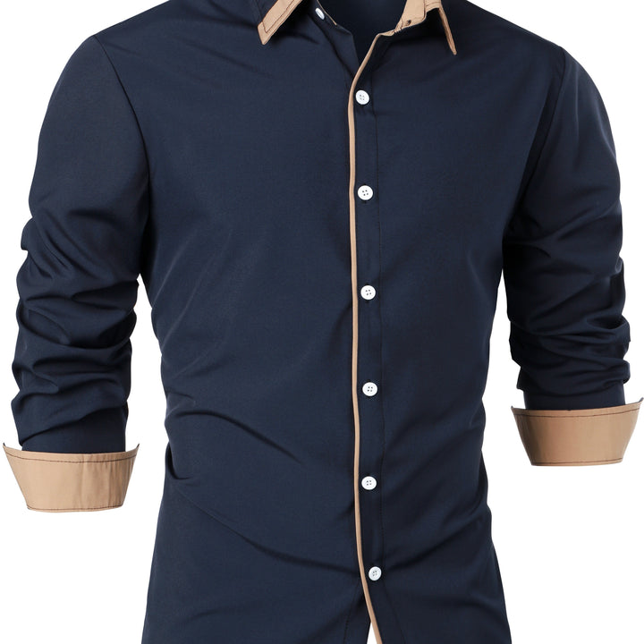 Brooks | Refined Contrast-Trim Shirt