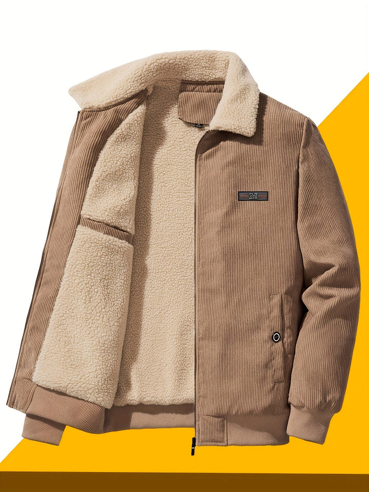 Gerard | Ribbed Fleece-Lined Jacket