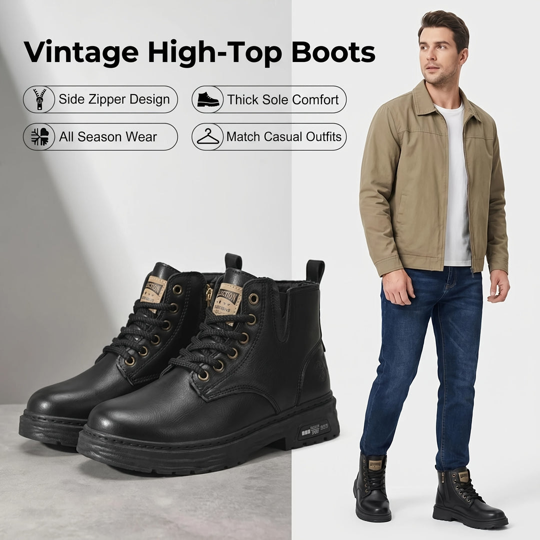 Rowan | Rugged High-Top Boots