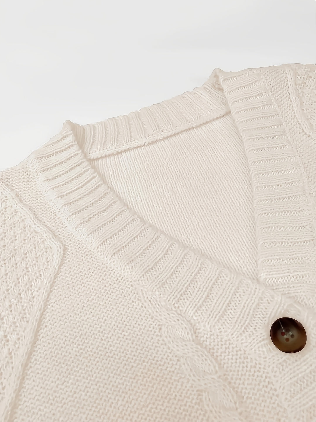 Harlow | Cable-Knit Button Cardigan