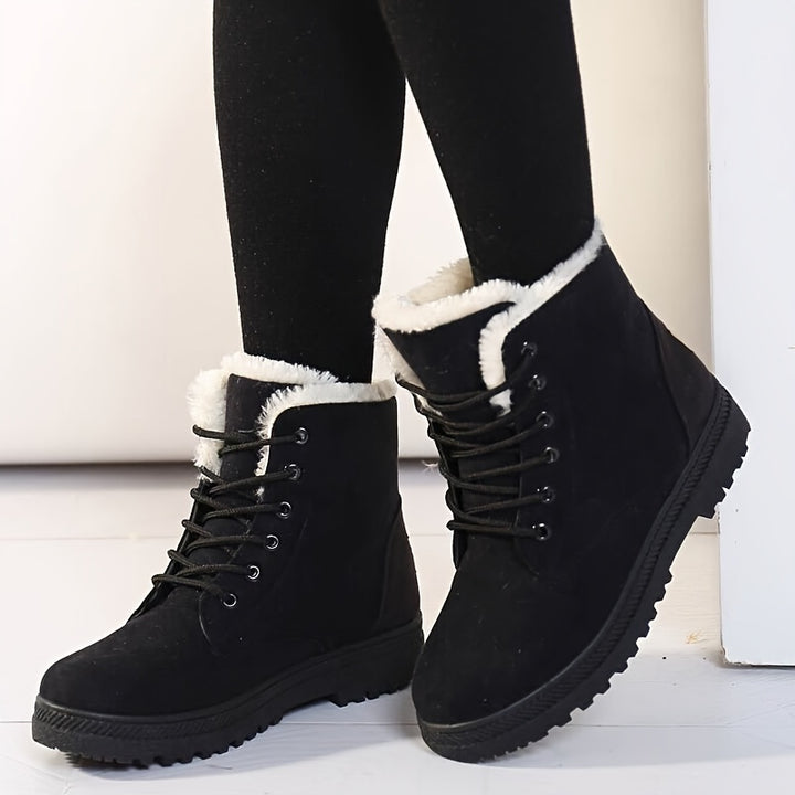 Colette | Cosy Lace-Up Ankle Boots