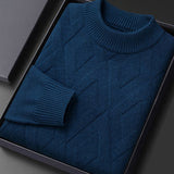 Leland | Textured Mock-Neck Jumper
