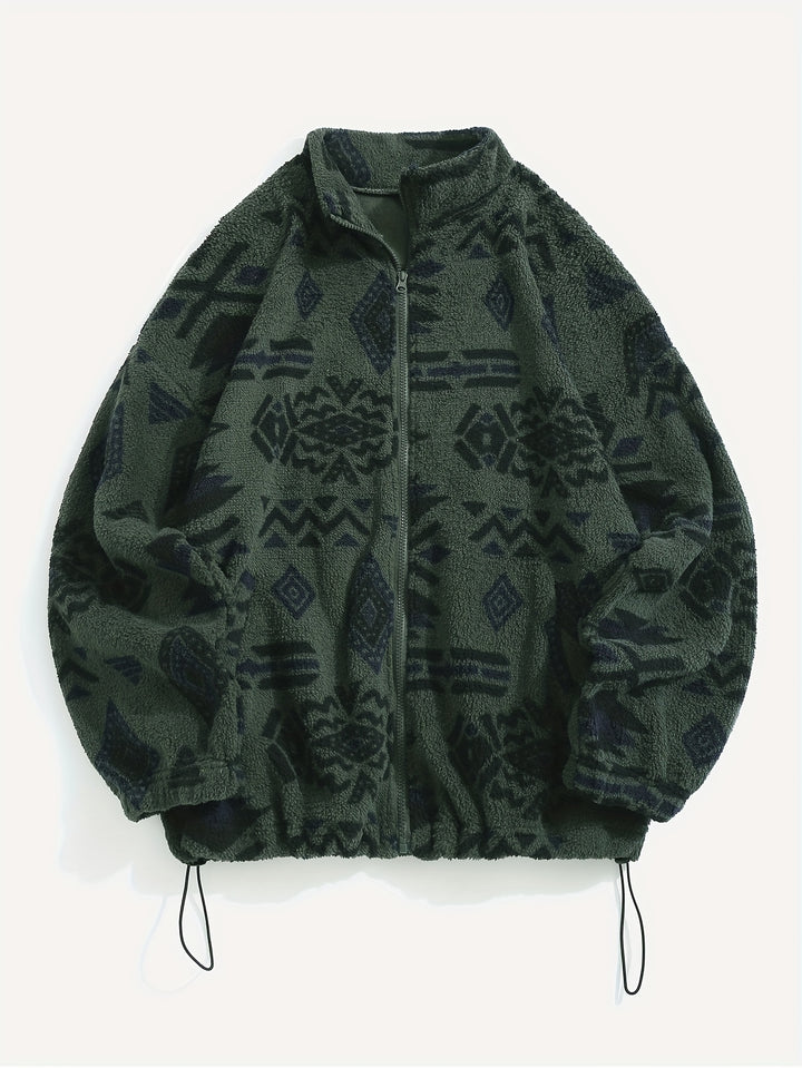 Lorraine | Patterned Zip-Up Jacket