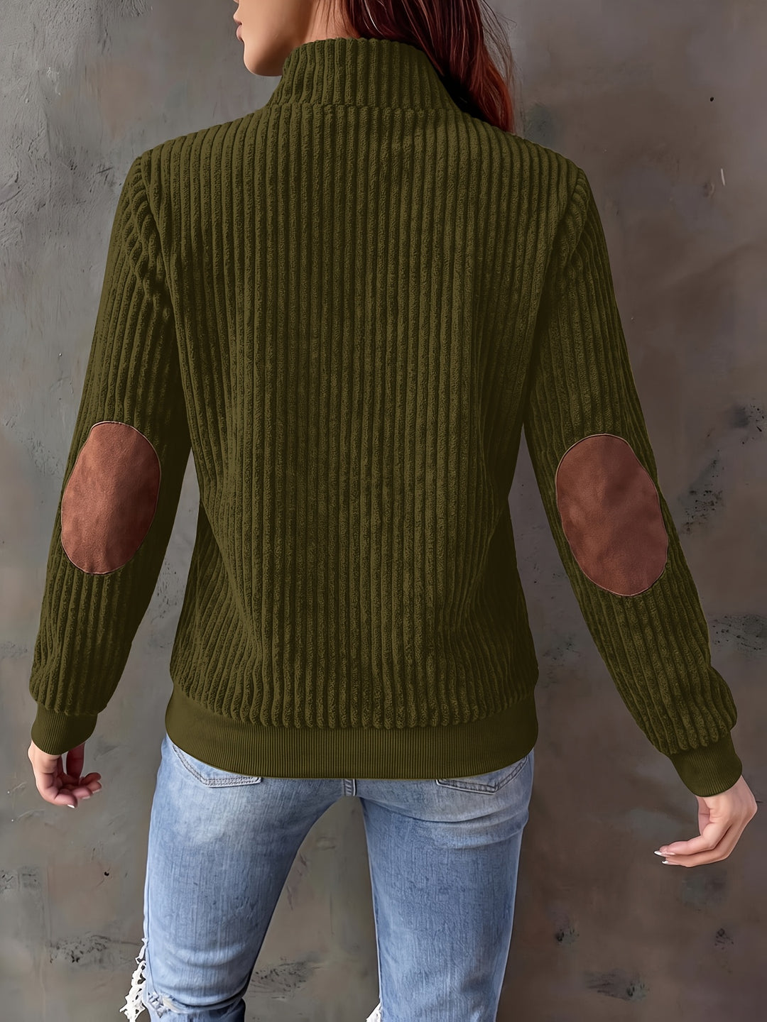 Everly | Half-Zip Ribbed Pullover