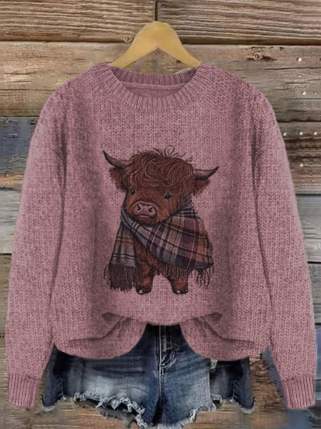 Bonnie | Cosy Highland Cow Pullover