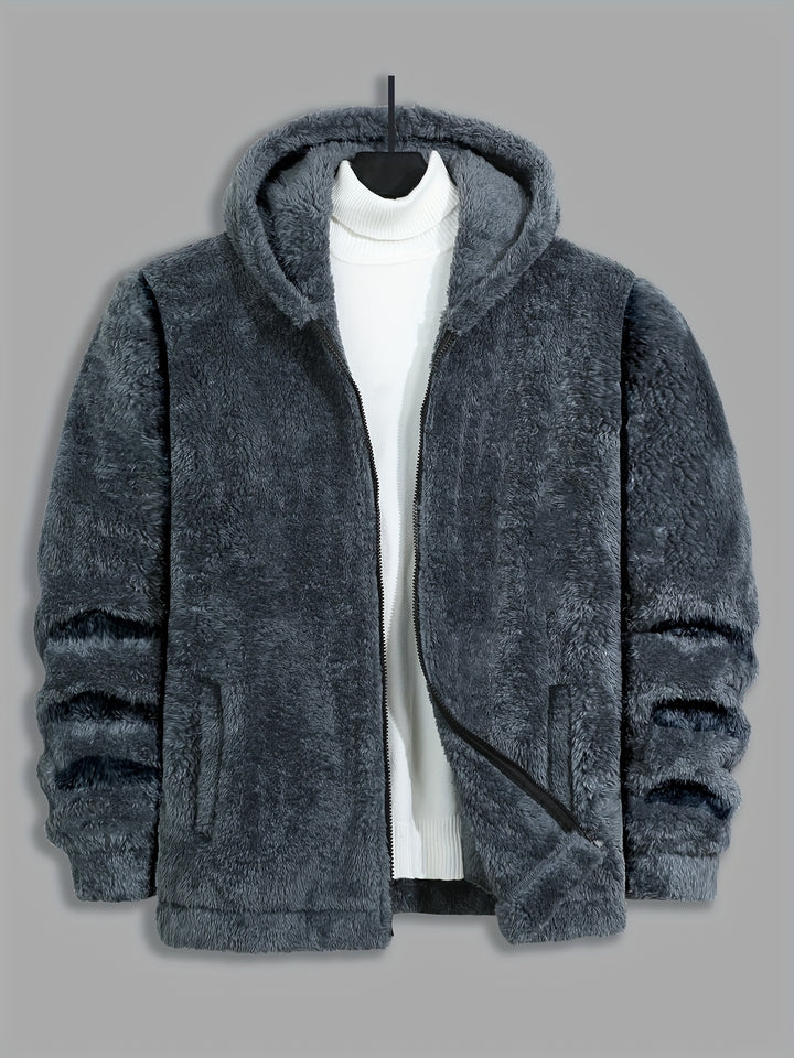Trevor | Cosy Hooded Zip Jacket
