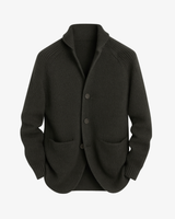 Lawrence | Tailored Button-Front Knit Cardigan