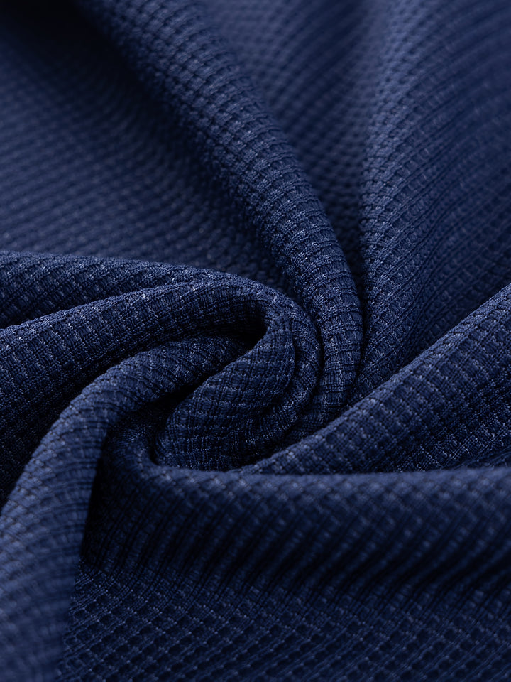 Frederick | Textured Waffle-Knit Long Sleeve Top