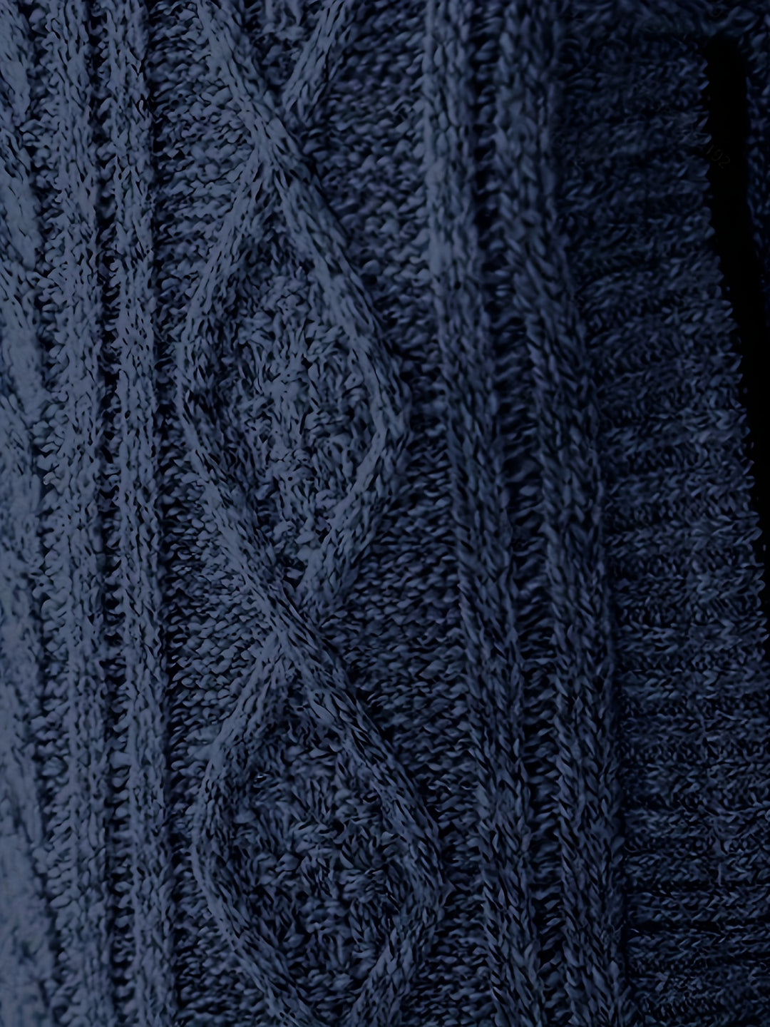 Edmund | Textured Stand-Collar Zip Cardigan