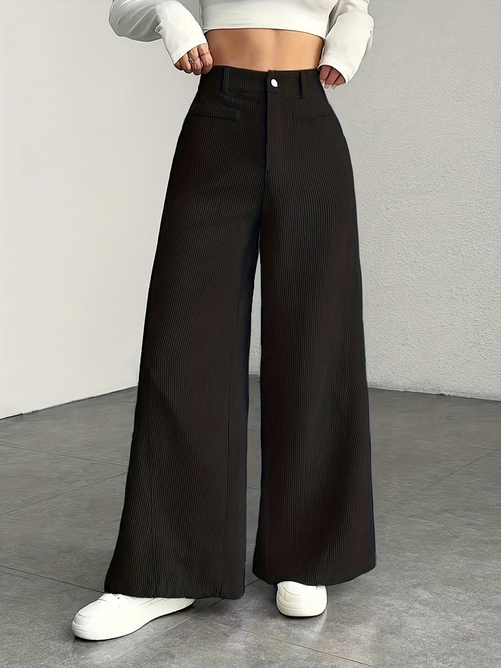 Nora | High-Waisted Wide-Leg Trousers