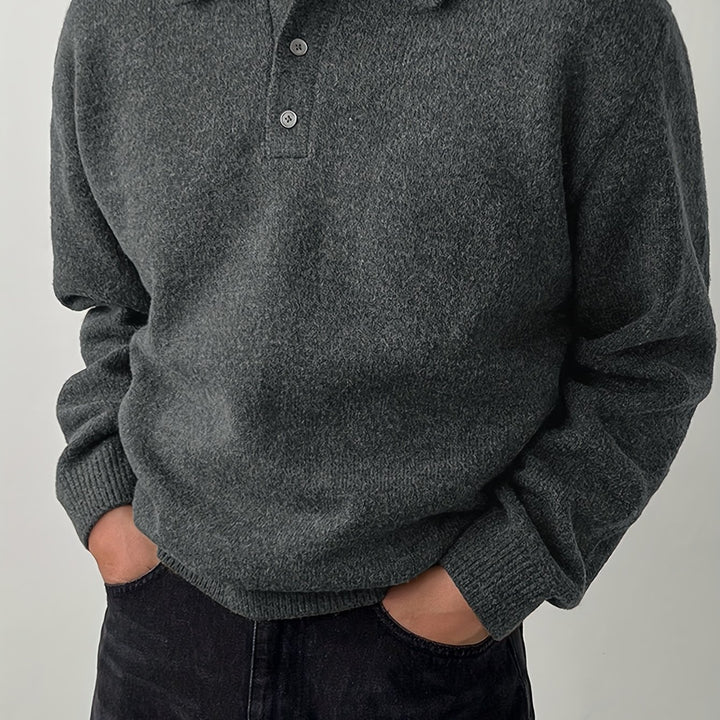Reid | Polo Collar Knit Jumper