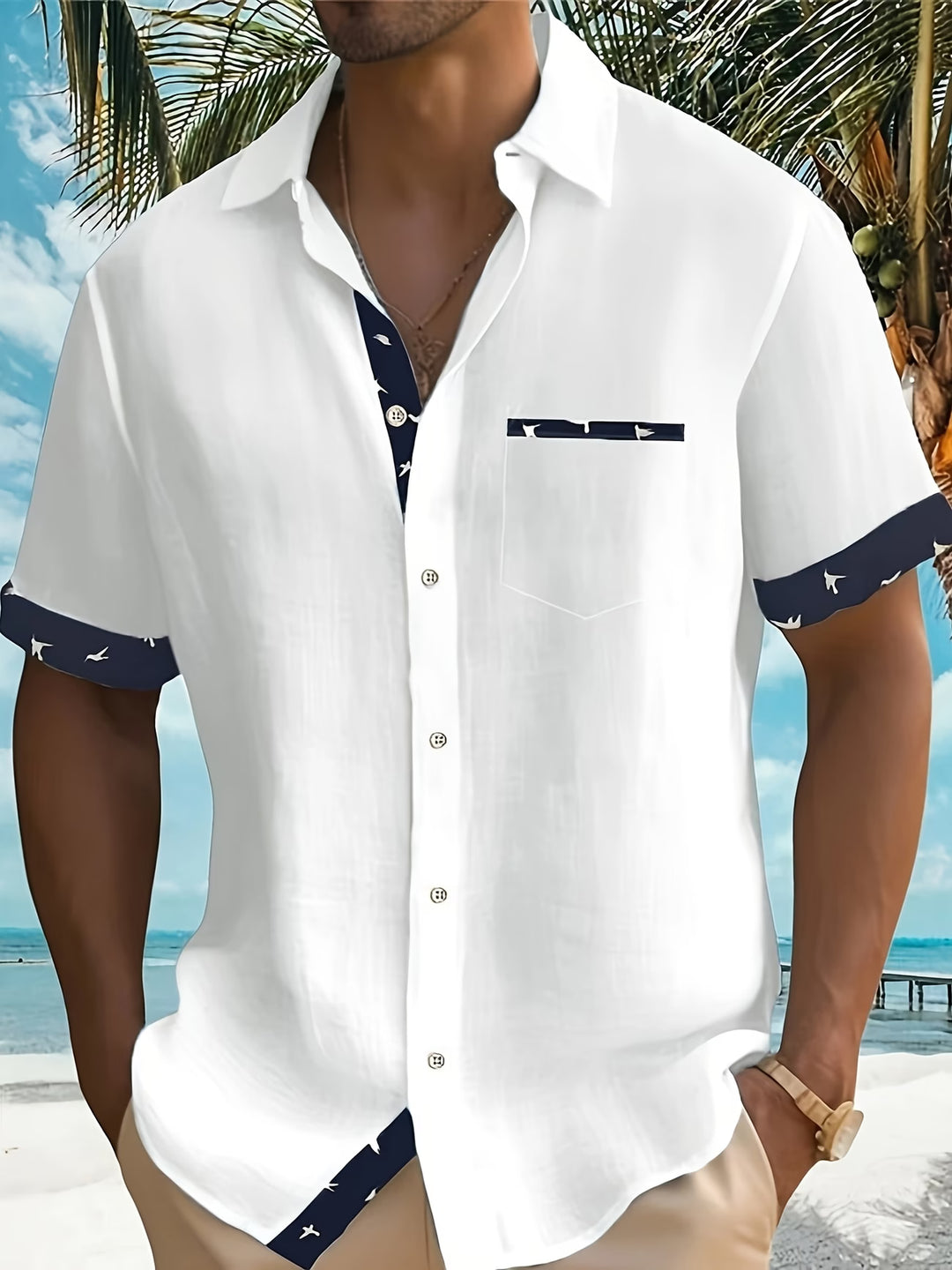 Brennan | Classic Button Summer Shirt