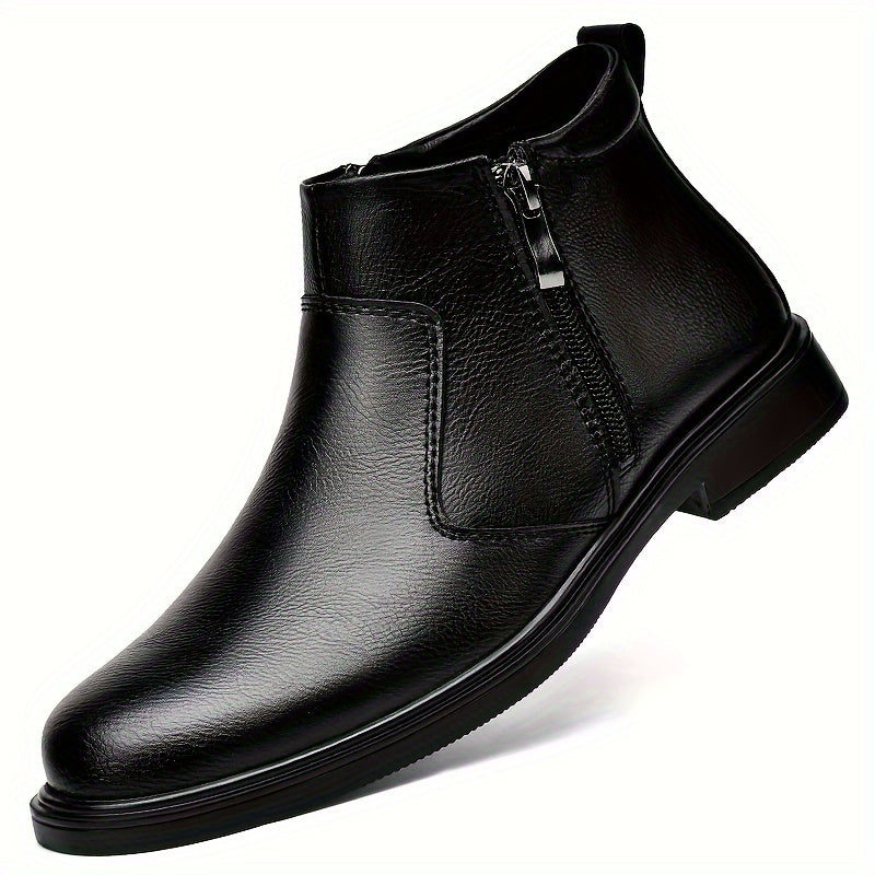 Sheldon | Warm-Lined Zip-Up Ankle Boots