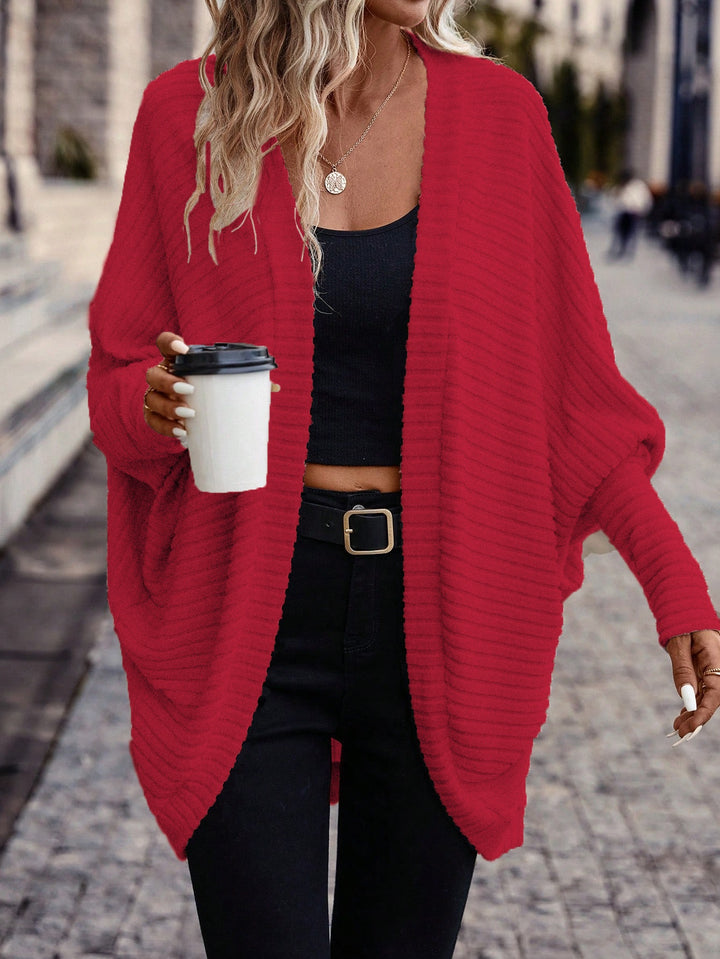 Maeve | Relaxed Open-Front Cardigan