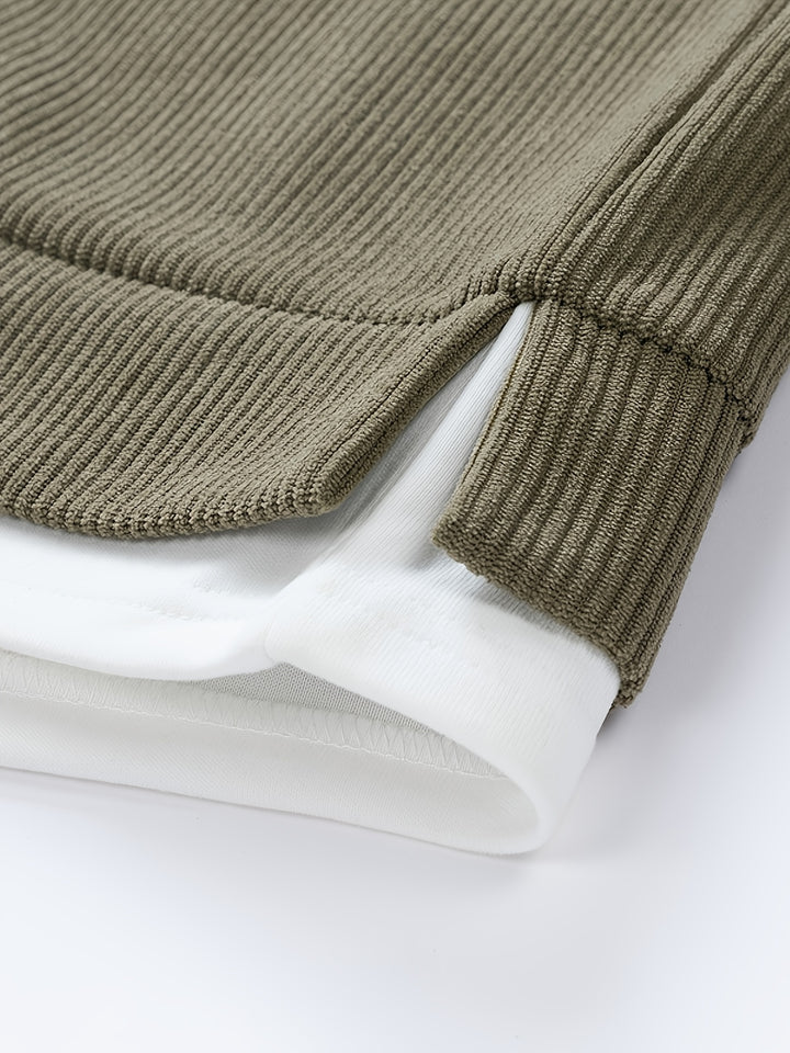 Auden | Layered Crewneck Sweatshirt