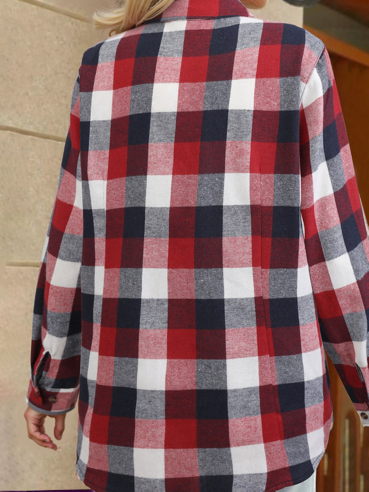 Everly | Checked Button-Up Shirt