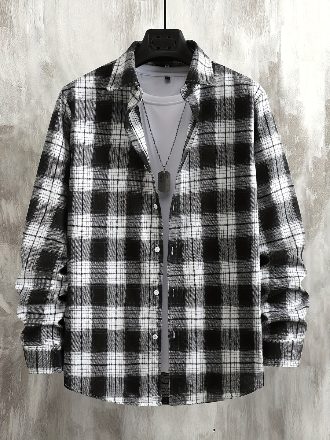 Clayton | Relaxed Checked Long-Sleeve Shirt