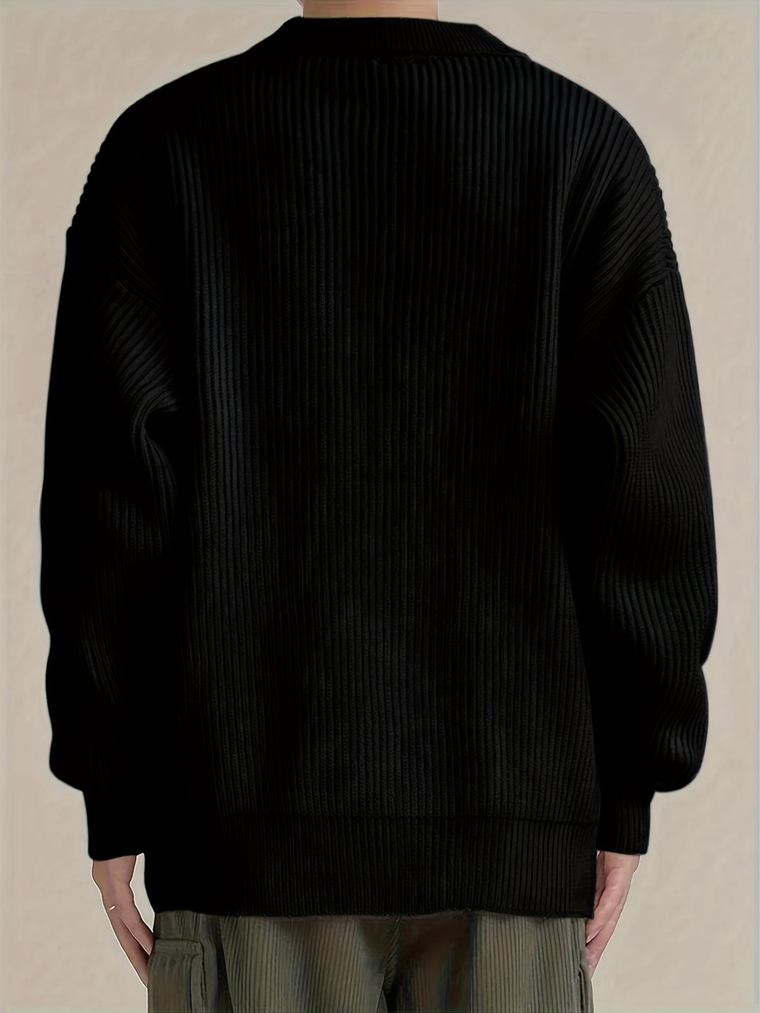 Wesley | Ribbed Collared Cardigan