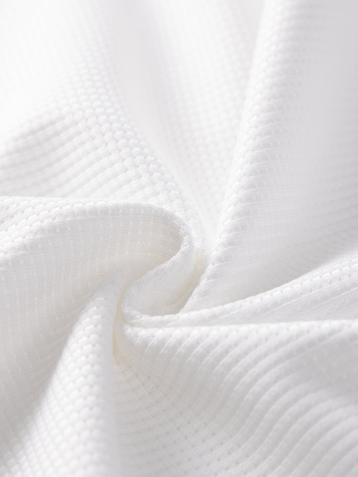 Frederick | Textured Waffle-Knit Long Sleeve Top
